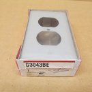 1 NIB WIREMOLD G3043BE DUPLEX RECEPTACLE GRAY 4-1/2" STEEL