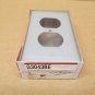 1 NIB WIREMOLD G3043BE DUPLEX RECEPTACLE GRAY 4-1/2" STEEL