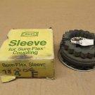 1 NIB TB WOODS 4E EPDM SURE FLEX SLEEVE 2 PIECE SPLIT