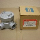 1 NIB CROUSE HINDS EAJL36WOD 1" CONDUIT OUTLET BOX WITH COVER EAJL36-WOD