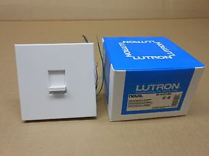 LUTRON NF-10-277-WH SINGLE POLE SLIDE DIMMER FLOURESCENT 10 LAMP 277V 8 AMP MAX