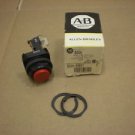 1 NIB ALLEN BRADLEY 800H-BR6D1 800HBR6D1 PUSHBUTTON BOOTLESS RED 1 N.O. SERIES F