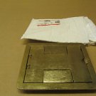 WIREMOLD S38BBTCBS COVER ASSEMBLY PLATED BRASS FLUSH FLOORPORT