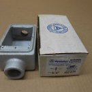 1 NIB APPLETON FSC-1-75 FSC175 SHALLOW DEVICE BOX SHALLOW 1 GANG IRON 3/4"