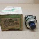 1 NIB GE CR104A1102 MIN OILTIGHT PUSHBUTTON 150 V MAX BLACK 1 NO 1 NC