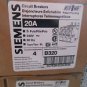 4 NIB SIEMENS BL B320 CIRCUIT BREAKER 3 POLE 20 AMP 240V 20A 240 VAC BOX OF 4