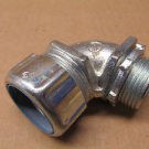 1 NEW THOMAS & BETTS 5254 1" LIQUIDTIGHT CONNECTOR 90 DEGREE EQUALS 4Q-9100
