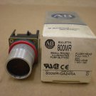 NIB ALLEN BRADLEY 800MR-QA24RA ILLUMINATED PUSHBUTTON 24V RED FLUSH 800MRQA24RA