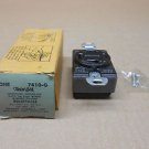 1 NIB HUBBELL 7410G HBL7410G PORCELAIN RECEPTACLE 4W 20A 250V AC OR DC