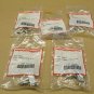 5 NIB CARLINGSWITCH 89F-5540 89F5540 PUSHBUTTON TOGGLE SWITCH 1 CONTACT LOT OF 5