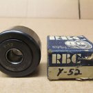 1 NIB RBC Y-52 Y52 NEEDLE ROLLER BEARING UNSEALED 1 5/8" O.D. STRAIGHT