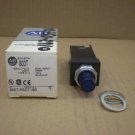 NIB ALLEN BRADLEY 800T-PSDT16B 800TPSDT16B PILOT LIGHT 120V BLUE CAP SERIES T
