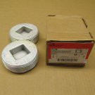 2 NIB CROUSE HINDS PLG8 3" RECESSED PIPE PLUG FOR HAZARDOUS LOCATIONS BOX OF 2