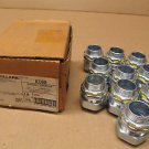 10 NIB HUBBELL KILLARK K100 1" LIQUIDTIGHT STRAIGHT CONNECTOR STEEL BOX OF 10