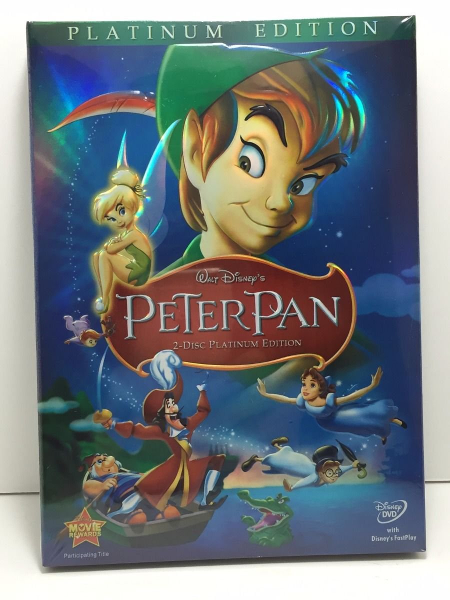 (BRAND NEW) Peter Pan (DVD, 2007, 2-Disc Set, Platinum Edition) M28