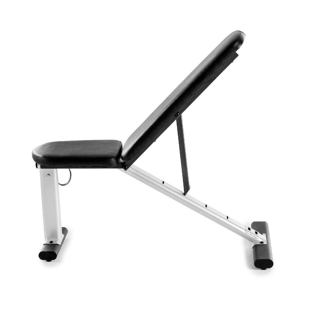 Weider XR 6.0 Adjustable Utility Bench with 6 Positions and Exercise Chart
