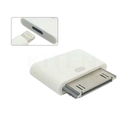 Lightning 8 Pin Female to 30 Pin Male Adapter for iPhone 4S iPad 3 iPod Touch 4