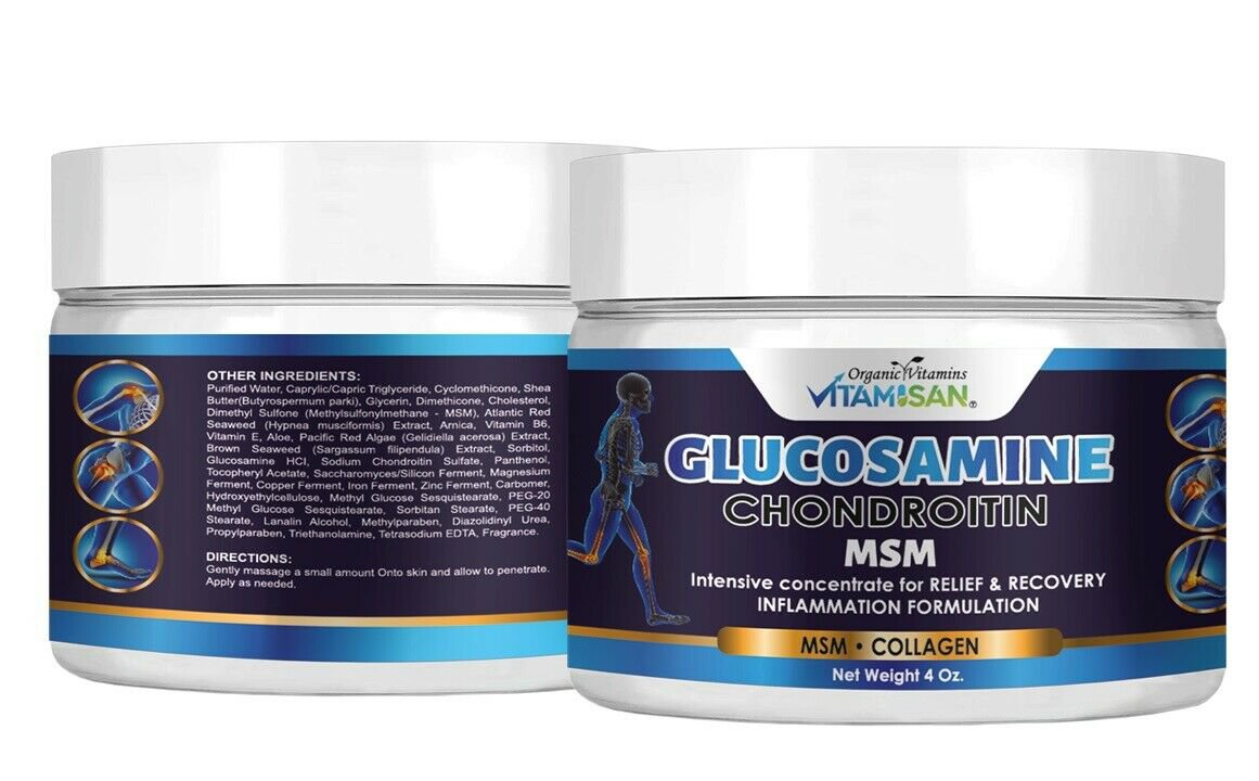 Shark pill & body cream glucosamine with chondroitin for joints reuma cream kit