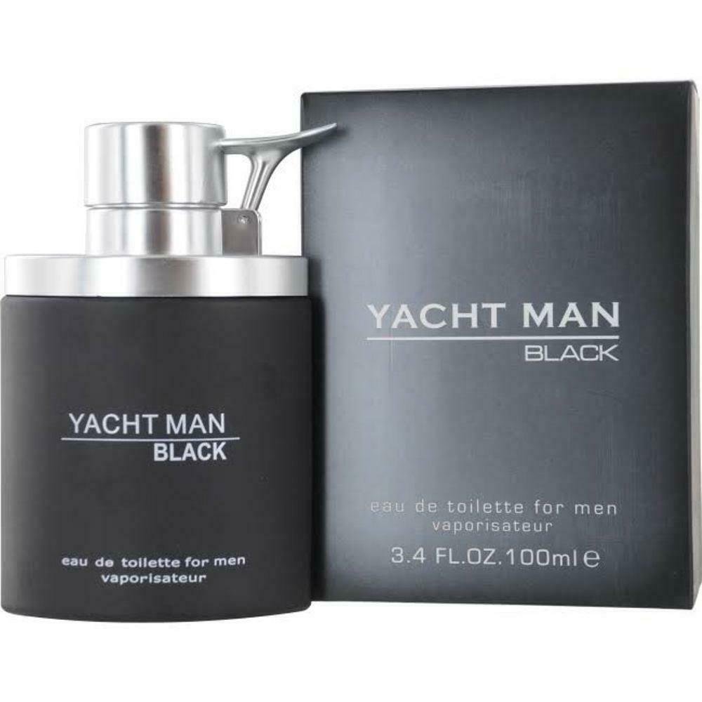 YACHT MAN BLACK by Myrurgia 3.3 / 3.4 oz EDT For Men New in Box