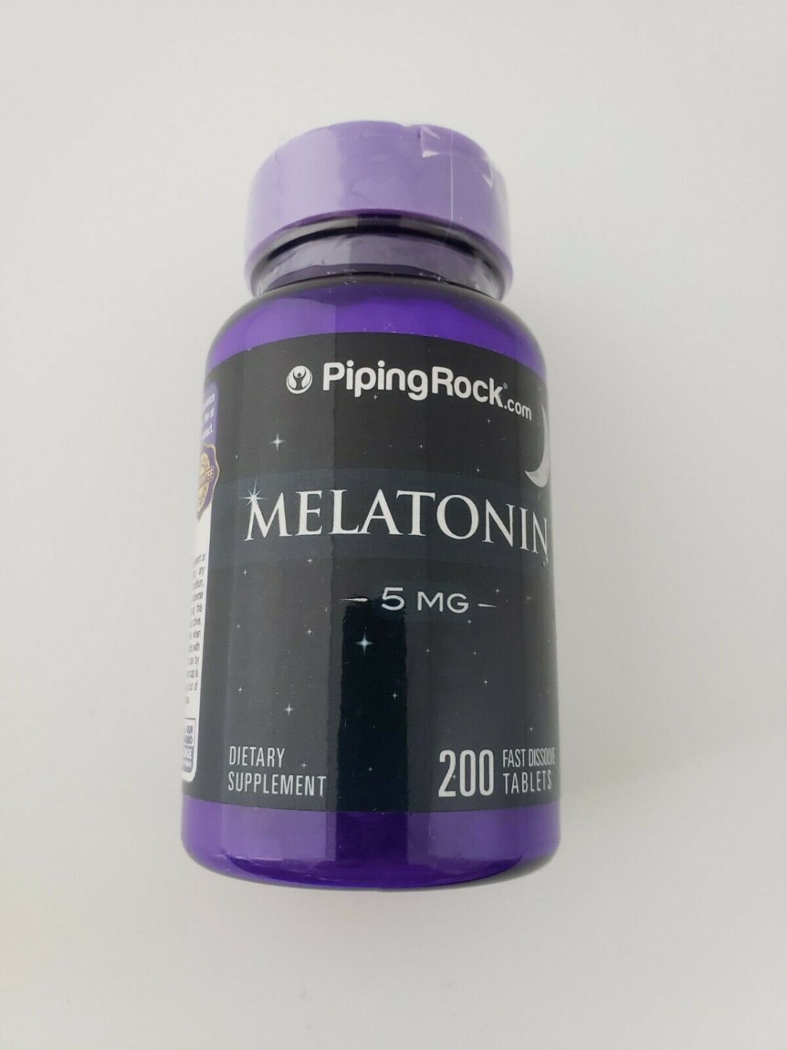 Piping Rock Melatonin Fast Dissolve Tablets 5 mg 200 Fast Dissolve Tablets