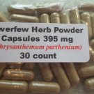 Feverfew Herb Powder Capsules