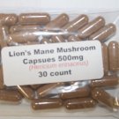 Lion's Mane Mushroom Powder Capsules