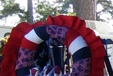 Red Bow Wreath