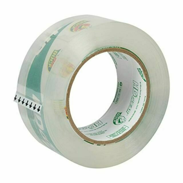 Duck HD Clear Heavy Duty Packaging Tape Refill, 1.88 x 109.3 Yd, 1 Roll
