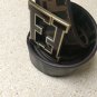 FENDI - BLACK BELT MADE OF GENUINE LEATHER (SIZES 32-40)