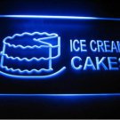 Ice Cream Cakes Logo Beer Bar Pub Light Sign Neon