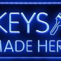 Keys Made Here Locksmiths LED Light Sign Bar Beer Pub Store