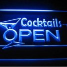 Cocktails Open Logo Beer Bar Pub Light Sign Neon