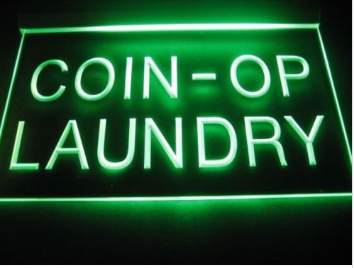Coin-op Laundry Logo Beer Bar Pub Light Sign Neon
