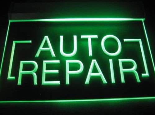Auto Repair Logo Beer Bar Pub Light Sign Neon