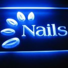 Nails Logo Beer Bar Pub Store Light Sign Neon