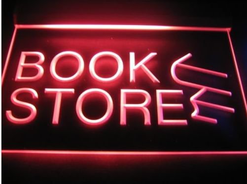 Book Store Shop Logo Beer Bar Pub Store Neon Light Sign Neon