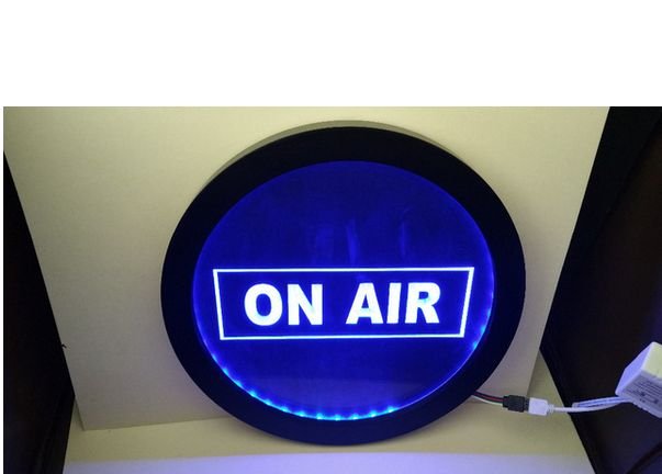 b-169 On Air Studio RGB led MultiColor wireless control beer bar pub club neon light sign