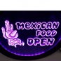 mexican food open RGB led MultiColor wireless control beer bar pub club neon light sign