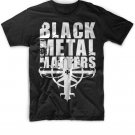 Black Men Tshirt Black Metal Matters Black Tshirt For Men