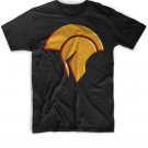Black Men Tshirt Ancient Greek Soldier Embroidered Black Tshirt For Men