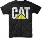 Black Men Tshirt Caterpillar Diesel Tractor Bulldozer Black Tshirt For Men
