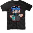 Black Men Tshirt DanTDM Youtube Fans Black Tshirt For Men