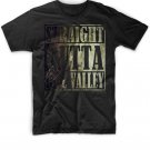 Black Men Tshirt Straight Outta Hill Valley Black Tshirt For Men