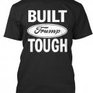 Black Men Tshirt Donald Trump - Built Trump Tough Black Tshirt For Men