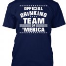 Black Men Tshirt Drinking Team America Black Tshirt For Men