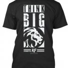 Black Men Tshirt Think Big Black Tshirt For Men