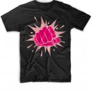 Black Men Tshirt Fist In Comic Style Black Tshirt For Men