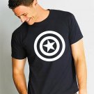 Black Men Tshirt Captain America, Superhero tshirt, Captain America logo tee Black Tshirt For Men