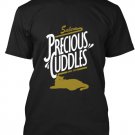 Black Men Tshirt SALEM's Precious Cuddles Black Tshirt For Men