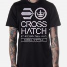 Black Men Tshirt Crosshatch Black Tshirt For Men